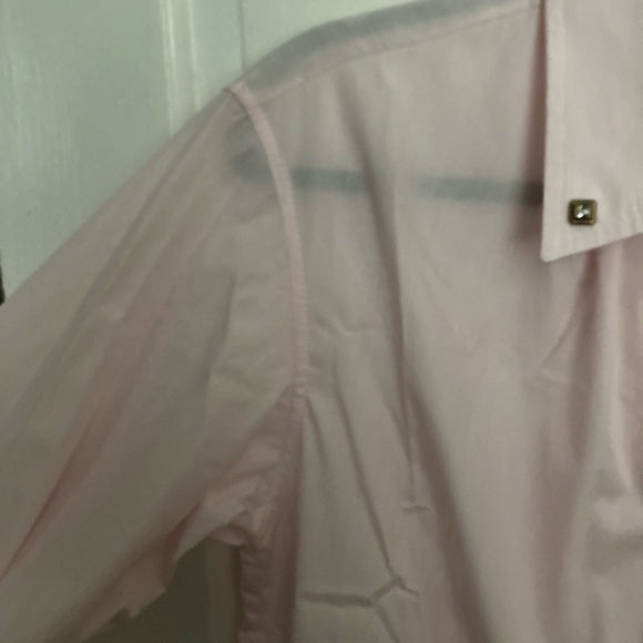 Sandro Pollie Studded Striped Cotton-poplin Shirt - Picture 12 of 16